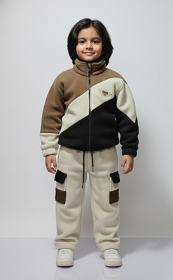 MINITODDLER Baby Boys & Baby Girls Casual Jacket Pyjama(BEIGE(Cream/Off-white))