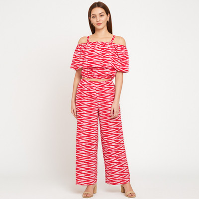 Swastikcreation Girls Casual Top Pyjama(RED)