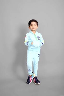 Mayneisha Baby Boys & Baby Girls Casual Track Suit Track Suit(Blue)