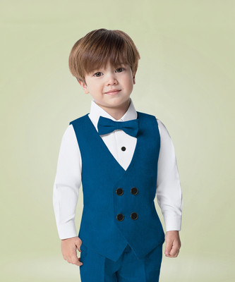 couture x Baby Boys Party(Festive) Jacket Pant, Shirt(BLUE)