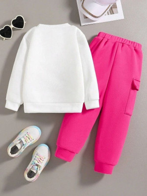 The Style Trader Boys & Girls Party(Festive) T-shirt Pant(Pink)