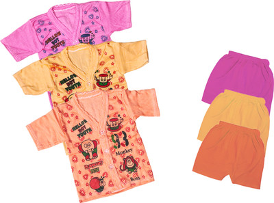 HYFUN Baby Boys & Baby Girls Casual T-shirt Shorts(E-2-3-5)