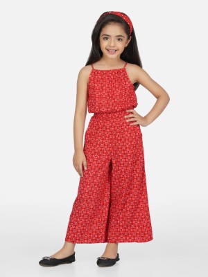 bunny boo Baby Girls Party(Festive) Top Trouser(Multicolor)