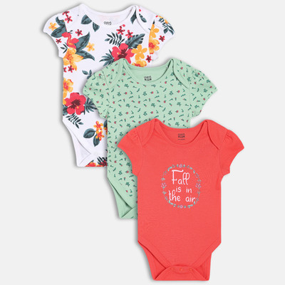 MINI KLUB Baby Girls Casual Bodysuit Bodysuit(Multi)