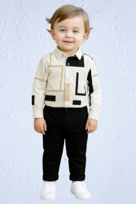 RIYANSHI Boys Casual Shirt Pant(Multicolor)