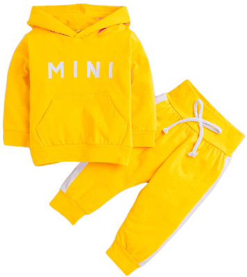 AVOVU Boys & Girls Party(Festive) Sweatshirt Sweatpant(YELLOW)
