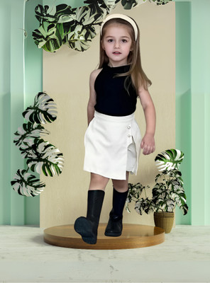 Dressto Girls Party(Festive) Top Shorts(BLACK)