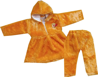 SHINING4 Girls Party(Festive) Top Pyjama(BROWN)