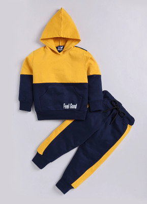 TOONYPORT Boys Casual Sweatshirt Pant(Yellow)
