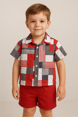 SVH Fashion Baby Boys & Baby Girls Casual Shirt Shorts(Multi Colors)