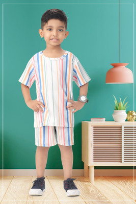 Smuktar garments Baby Boys Casual T-shirt Pant, Shorts(MULTICOLOR)