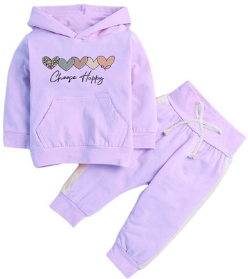AVOVU Girls Party(Festive) Sweatshirt Sweatpant(LAVENDER)