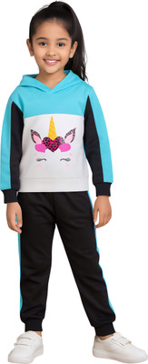 Cute N Tight Girls Casual T-shirt Pant(LIGHT BLUE)