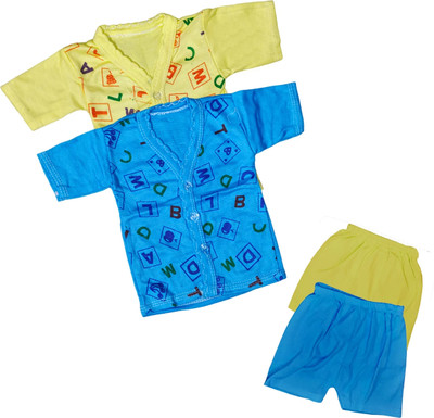 ReshmaaEnter Baby Boys & Baby Girls Casual T-shirt Shorts(D-3-5)