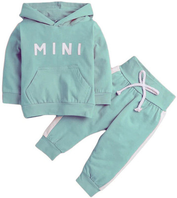 PORPY Boys & Girls Party(Festive) Sweatshirt Sweatshirt, Sweatpant(GREEN)