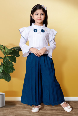 HouseOfCommon Girls Party(Festive) Top Pyjama(BLUE)