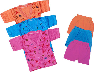 ReshmaaEnter Baby Boys & Baby Girls Casual T-shirt Shorts(D-1-5-6)