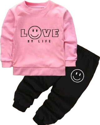 PROMISE KID Baby Boys Casual T-shirt Pyjama(Pink)