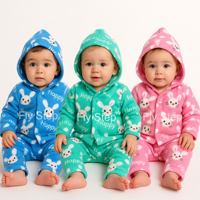 Fly Step Baby Boys & Baby Girls Casual Top Pyjama(Multoclor)
