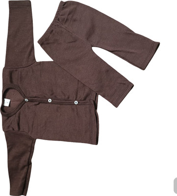Pallabenterprise Boys & Girls Casual Brief Shirt(Brown)