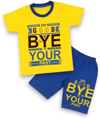 StyleDust Baby Boys & Baby Girls Daisy Casual T-shirt Capri(Good Bye Sky)