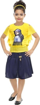 Celebrity Club Girls Party(Festive) Top Skirt(YELLOW)