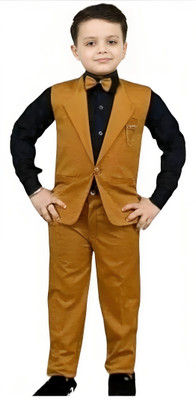 Go Berry Boys Party(Festive) Shirt Jeans, Bow Tie, Waistcoat(MUST)