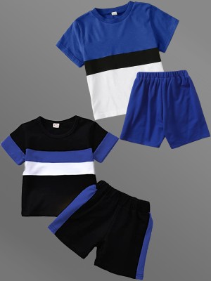 KidzLand Baby Boys & Baby Girls Casual T-shirt Shorts(Multicolor)