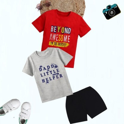 TitTom Boys Casual T-shirt Shorts(Set-2)