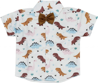 HV CREATION COLLECTION Boys Party(Festive) Shirt Shorts(White)