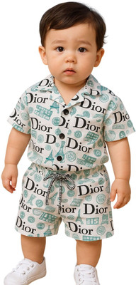 FASHION GRAB Kids Nightwear Boys Printed Cotton(Green Pack of 1)