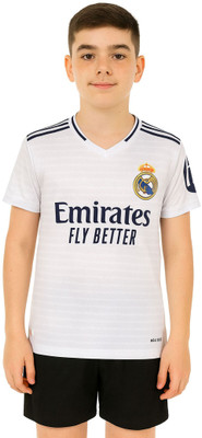Ryze Boys & Girls Casual T-shirt Shorts(White)