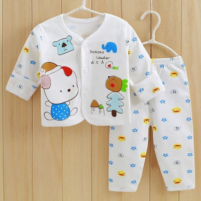 firstwears Baby Boys & Baby Girls Casual Shirt Pant(white)