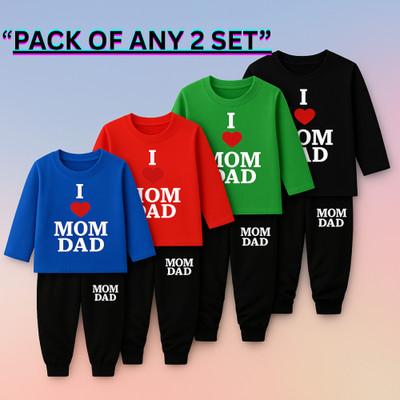 KMCFASHION Boys & Girls Casual T-shirt Pant, Track Pants, Trouser(Blue, Red, Green, Black)
