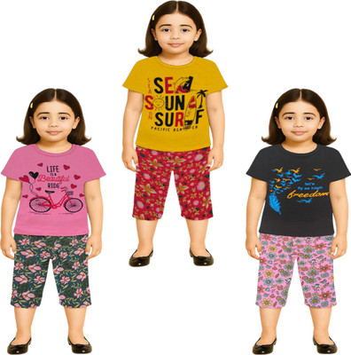 NK TRENDZ Girls Casual Pyjama Pyjama(PK-YW-BK)