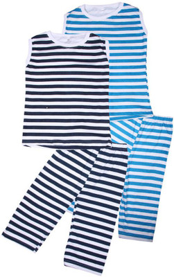 IAC Baby Boys & Baby Girls Casual T-shirt Dress(black,blue)