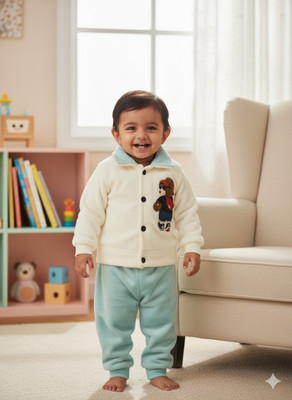Aradifashion Baby Boys & Baby Girls Casual Sweater Pyjama(Na)