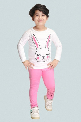 HENA TEXTILE Baby Boys Casual T-shirt Pant(PINK)