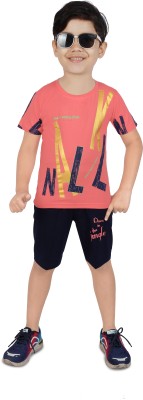 ZADMUS Baby Boys Party(Festive) T-shirt Shorts(Pink)