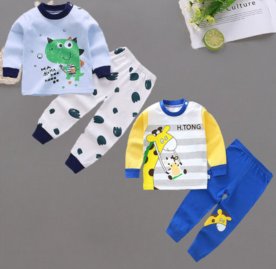 Dreamz Baby Boys & Baby Girls Casual T-shirt Track Pants(Water Blue-Royal Blue)