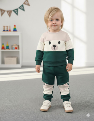 IFW Baby Boys & Baby Girls Party(Festive) Sweatshirt Trouser(Multicolor)