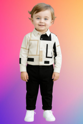RIYANSHI Boys Casual Shirt Pant(Multicolor)