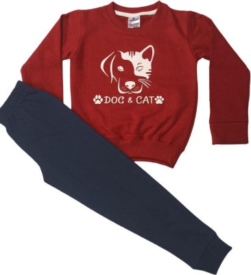 VAGULAM Baby Boys & Baby Girls Casual Sweatshirt Track Pants(2)