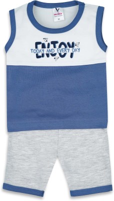 Macitoz Baby Boys Casual T-shirt Shorts(FOREVER BLUE)