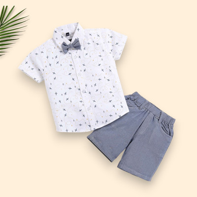 Woxaa Baby Boys & Baby Girls Casual Shirt Shorts(1003_VIMAN)