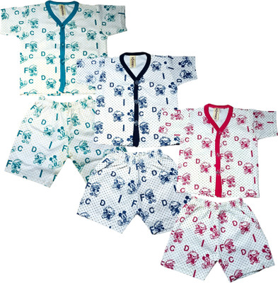 Al Asr Baby Boys & Baby Girls Mickey Casual Dress Dress(Micky Multi Colour)