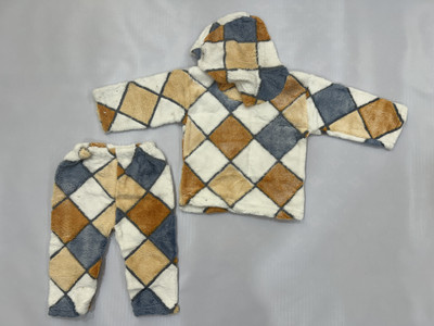ZOTOFLY Baby Boys Casual Hat Pyjama(Multicolor)