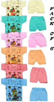 FIRST STEP ENTERPRISES Baby Boys & Baby Girls Casual Dress Pyjama(Multicolor 2)