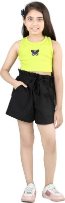 Aww Hunnie Girls Party(Festive) Top Shorts(Yellow)