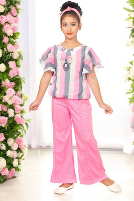 HouseOfCommon Girls Party(Festive) Tunic Jegging(PINK)